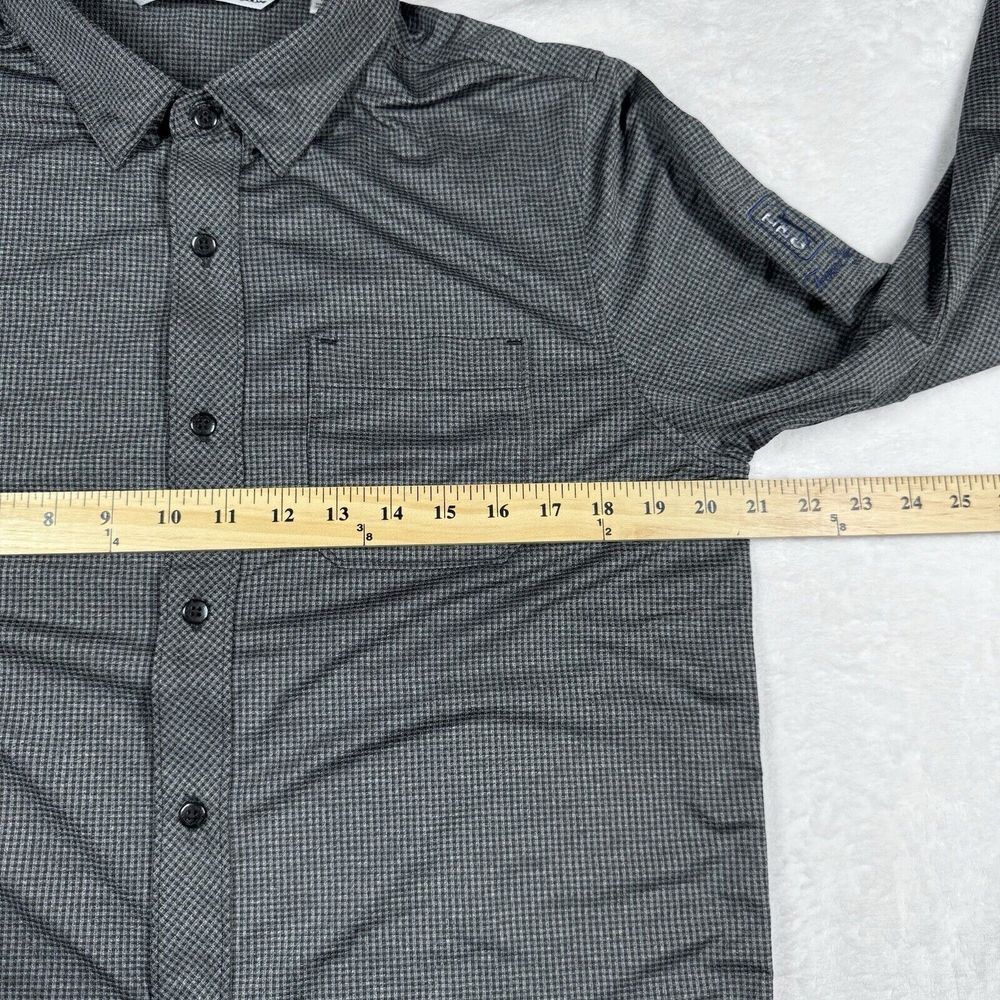 Travis Mathew Button Up Shirt Men Medium Long‎ Sleeve Polyester Blend Golf TPC - Picture 11 of 12